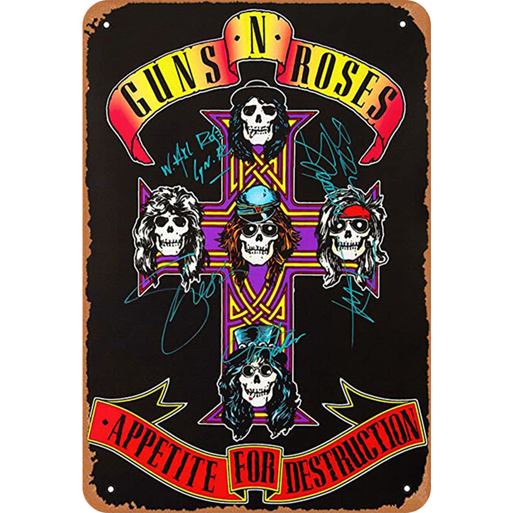 Guns N' Roses - Vintage Metal Signs - 20*30cm/30*40cm - Music