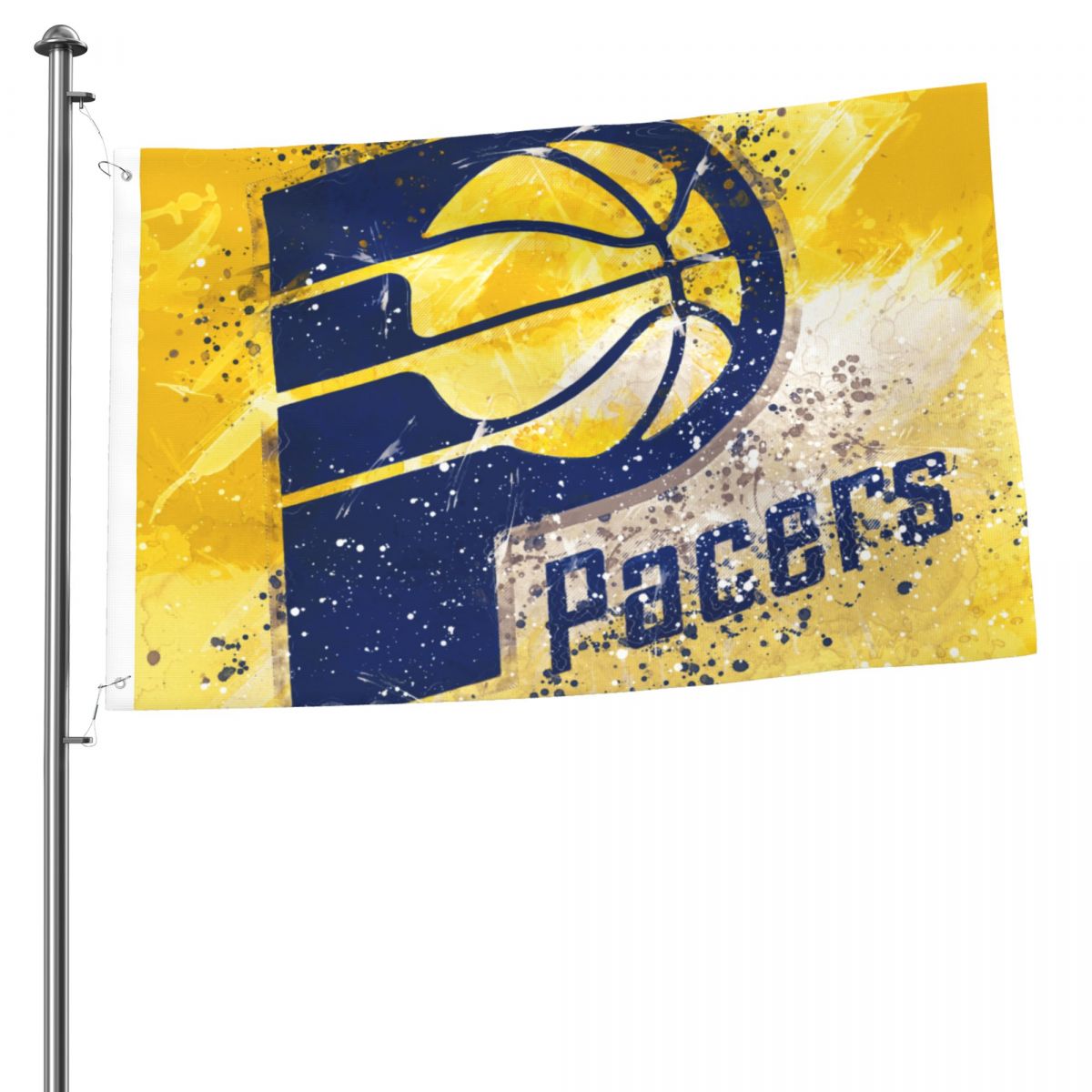 Indiana Pacers Abstract 2x3FT Flag