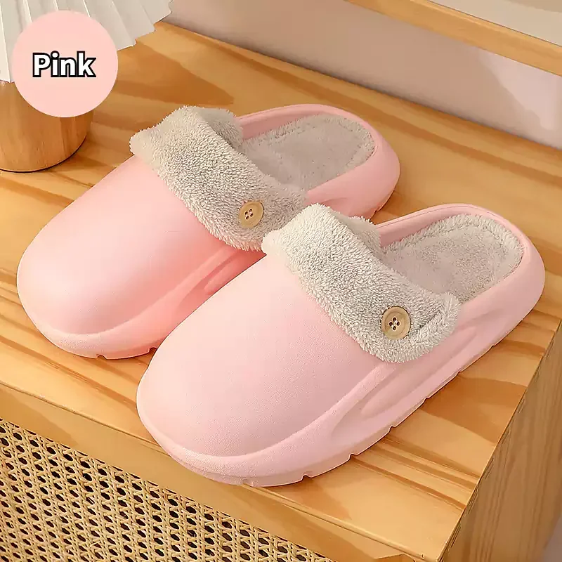 Winter Indoor Warm Couple Cotton Slippers