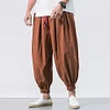 Gioiacombo™ Pantaloni casual larghi in cotone e lino