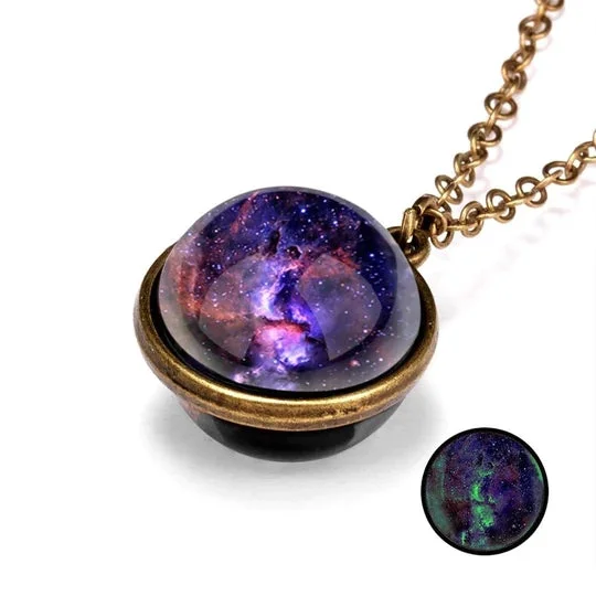 Women plus size clothing PLANET ORB NECKLACE-Nordswear