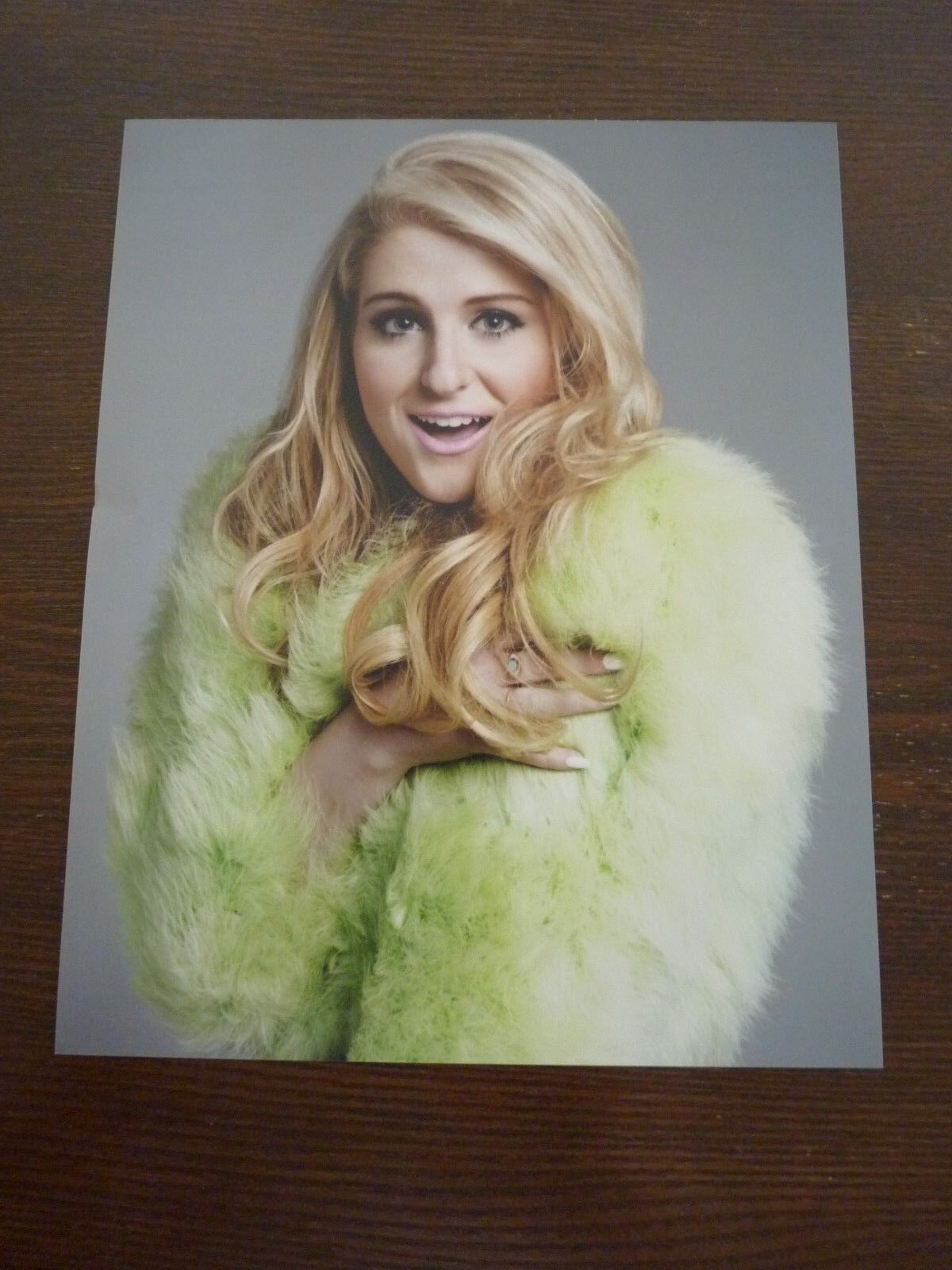 Meghan Trainor Singer Artist Music Color 8x10 Photo Poster painting #2