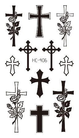 Small Sexy Lips Leaf Black Cartoon Temporary Tattoo Cute Star Tattoo Sticker Love Women Body Finger Art Waterproof Tatoo