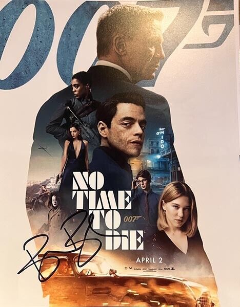 BARBARA BROCCOLI 007 JAMES BOND FILM NO TIME TO DIE AUTOGRAPH SIGNED IN-PERSON