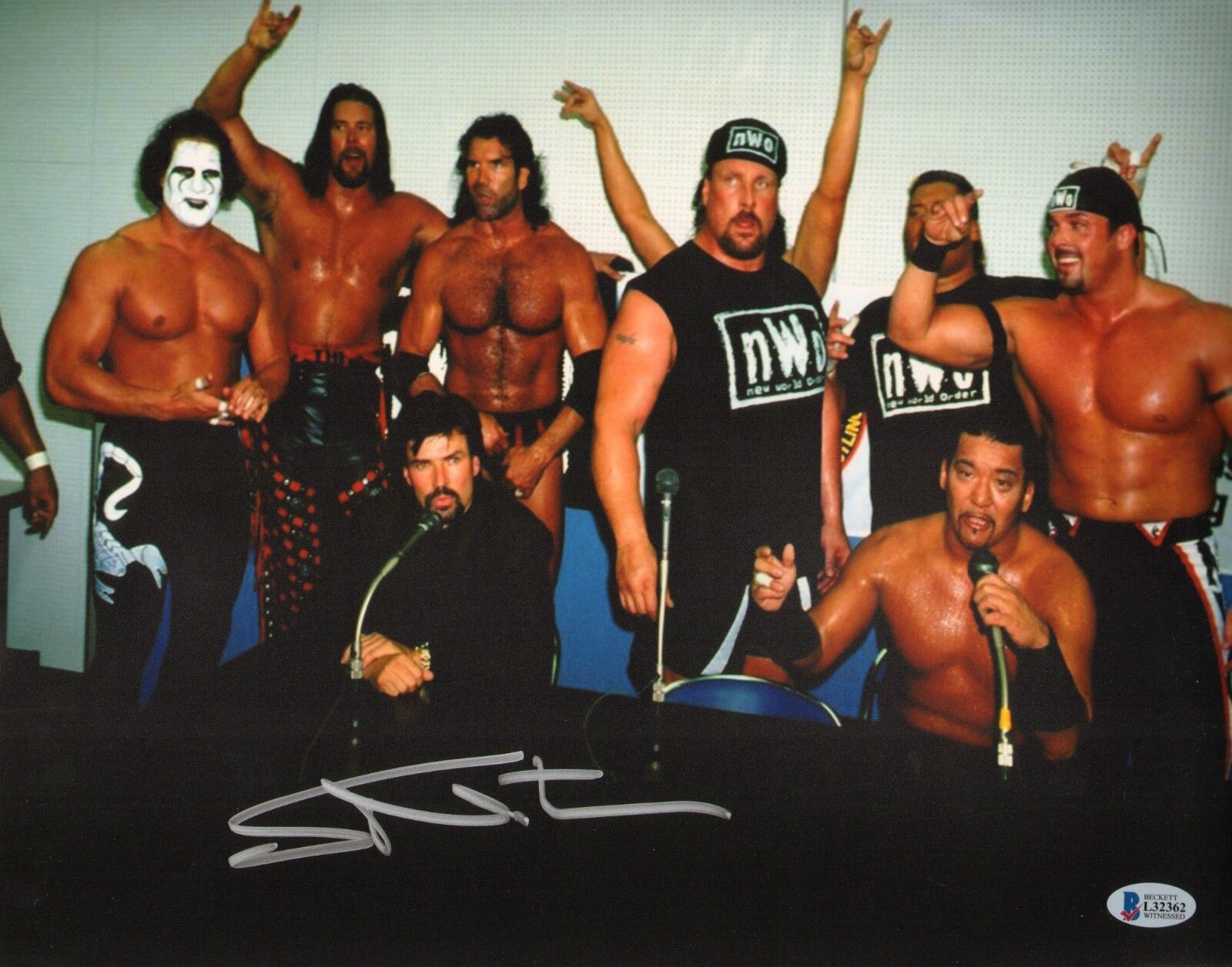 Scott Norton Signed 11x14 Photo Poster painting BAS COA WCW NWO New Japan Pro Wrestling Auto'd 1