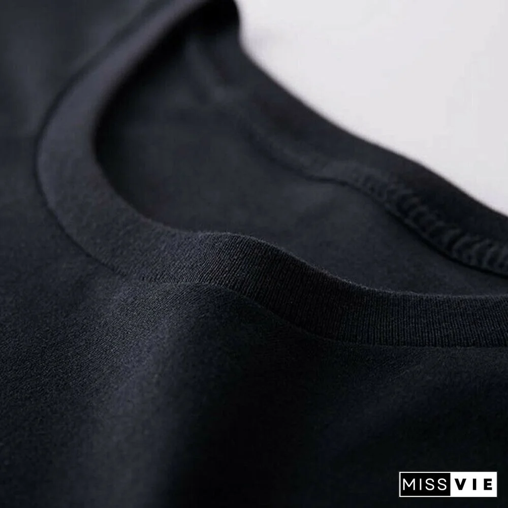 Stranger Things Themed Full Moon Halloween T Shirt Black