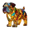 Dog Lamp Dog Series Art Night Light Stained Resin Dog Desk Lamp Home Decor