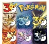 30th Anniversary Eevee Family Decorative Painting - Pokemon - H-TWO Studio