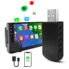 2 in 1 Wireless CarPlay Android Auto Adapter Plug & Play for Factory Wired Cars
