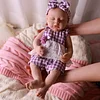 16'' Realistic Silicone Sleeping Baby Little Infant Girl Haroina Physical and Mental Accompaniment - RBBI-Myrebornbabydoll&reg; Myrebornbabydoll&reg;