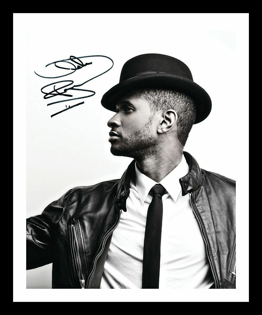 Usher Autograph Signed & Framed Photo Poster painting 1