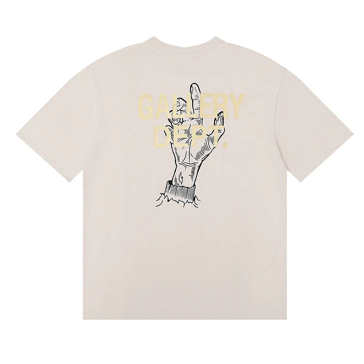 Gallery T Shirts High Street Fashion Brand Gallery Printed Cotton Short Sleeve T-shirt