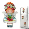 Strawberry DIY Cross Stitch Kit 14CT Thread Art Needlework Fridge Magnet 7x11cm tapestrymarket