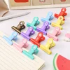 20PCS Colorful Metal Paper Clips File Pins for Student Teacher Office Work Cute Stationery