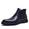 Genuine Leather Mens Casual Dress Boots