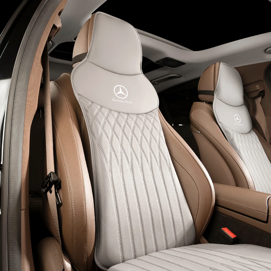 All-Season Universal Nappa leather Seat Cushions (with Logo)