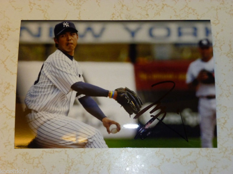 Kei Igawa auto Photo Poster painting signed Yankees autograph Japan