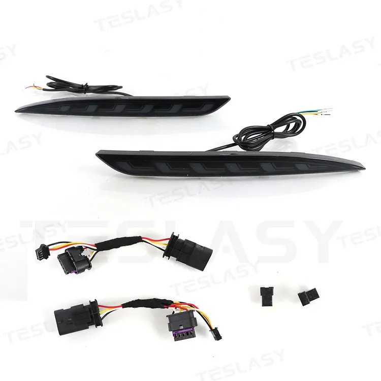 Tesla Model 3/Y A8 Style Rear Bumper Reflectors Tail Light | TESLASY