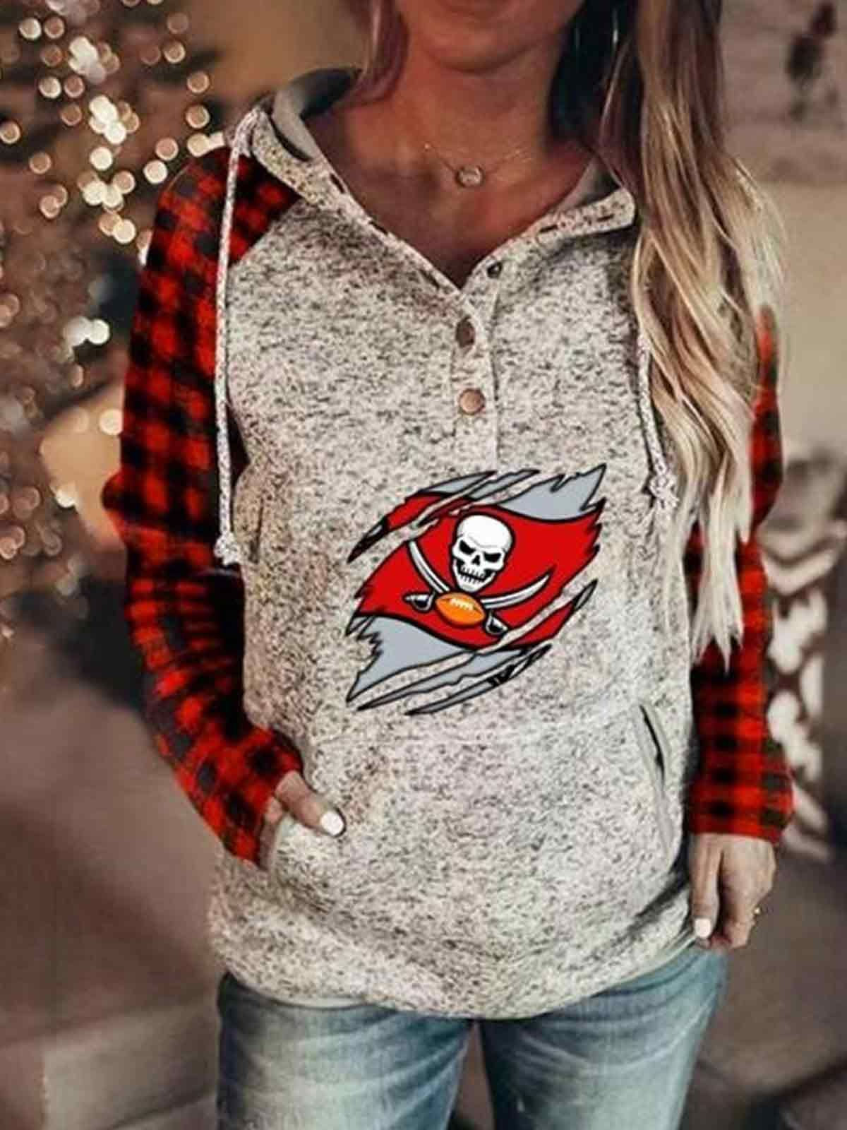 Women Long Sleeve V-neck Graphic Floral Printed Top