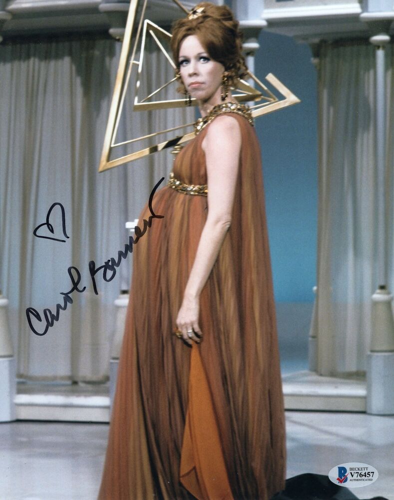 Carol Burnett Show Annie Signed 8x10 Photo Poster painting w/Beckett V76457