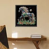 Pferd - speziell geformte Diamantmalerei - 30*30cm