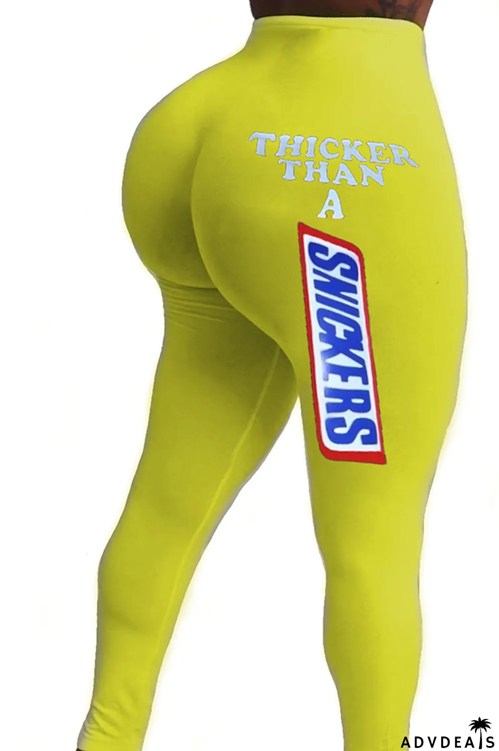 Pink Elastic Fly Mid Print Straight Pants Bottoms