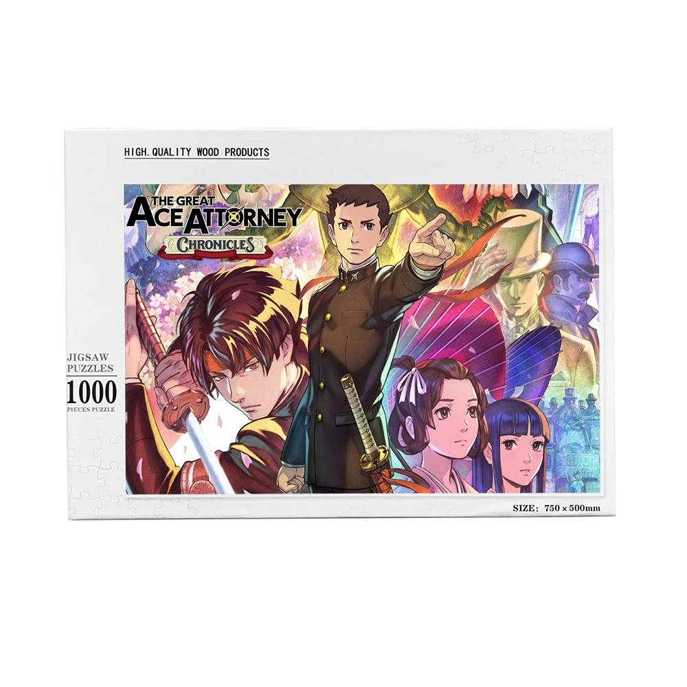 The Great Ace Attorney Chronicles Jigsaw Puzzle Educational Interactive Toy Family Use 1000 Pieces