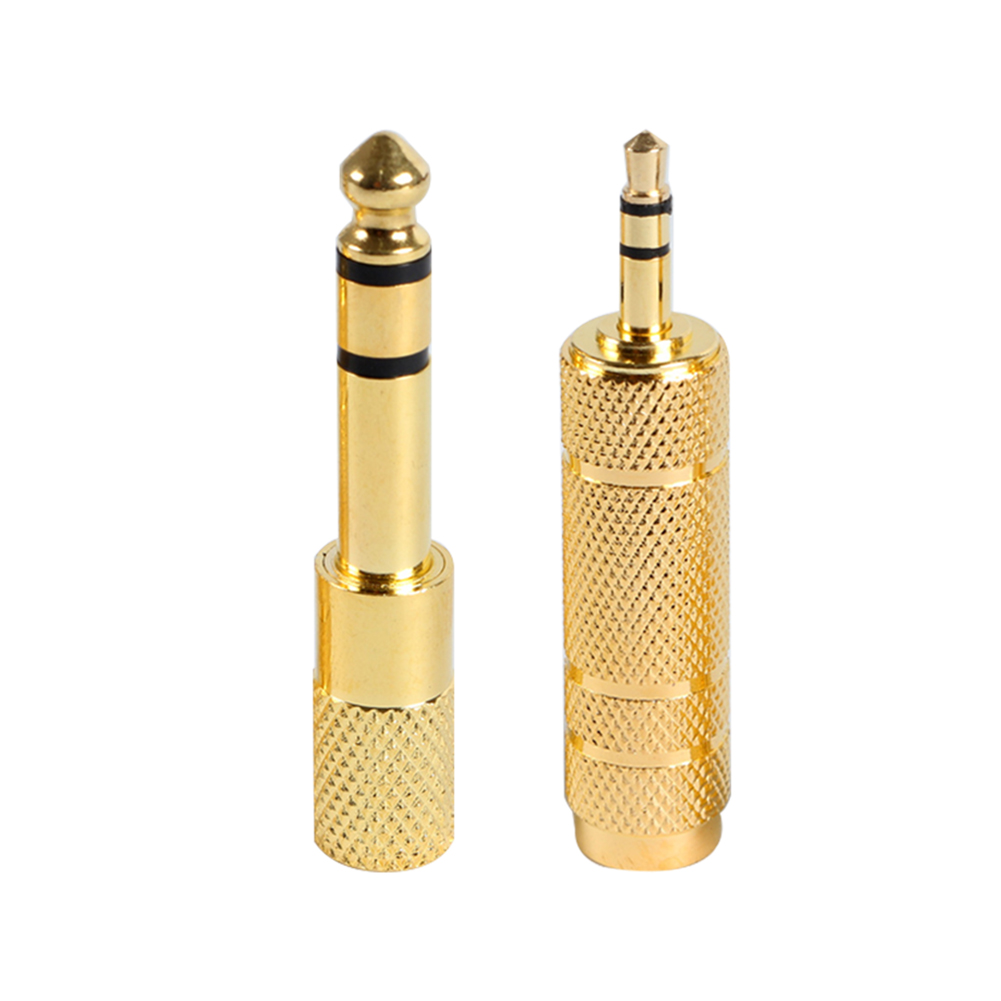 

2pcs 3.5mm to 6.5mm 6.5mm to 3.5mm Male to Female Adapter Cable Converter, 501 Original