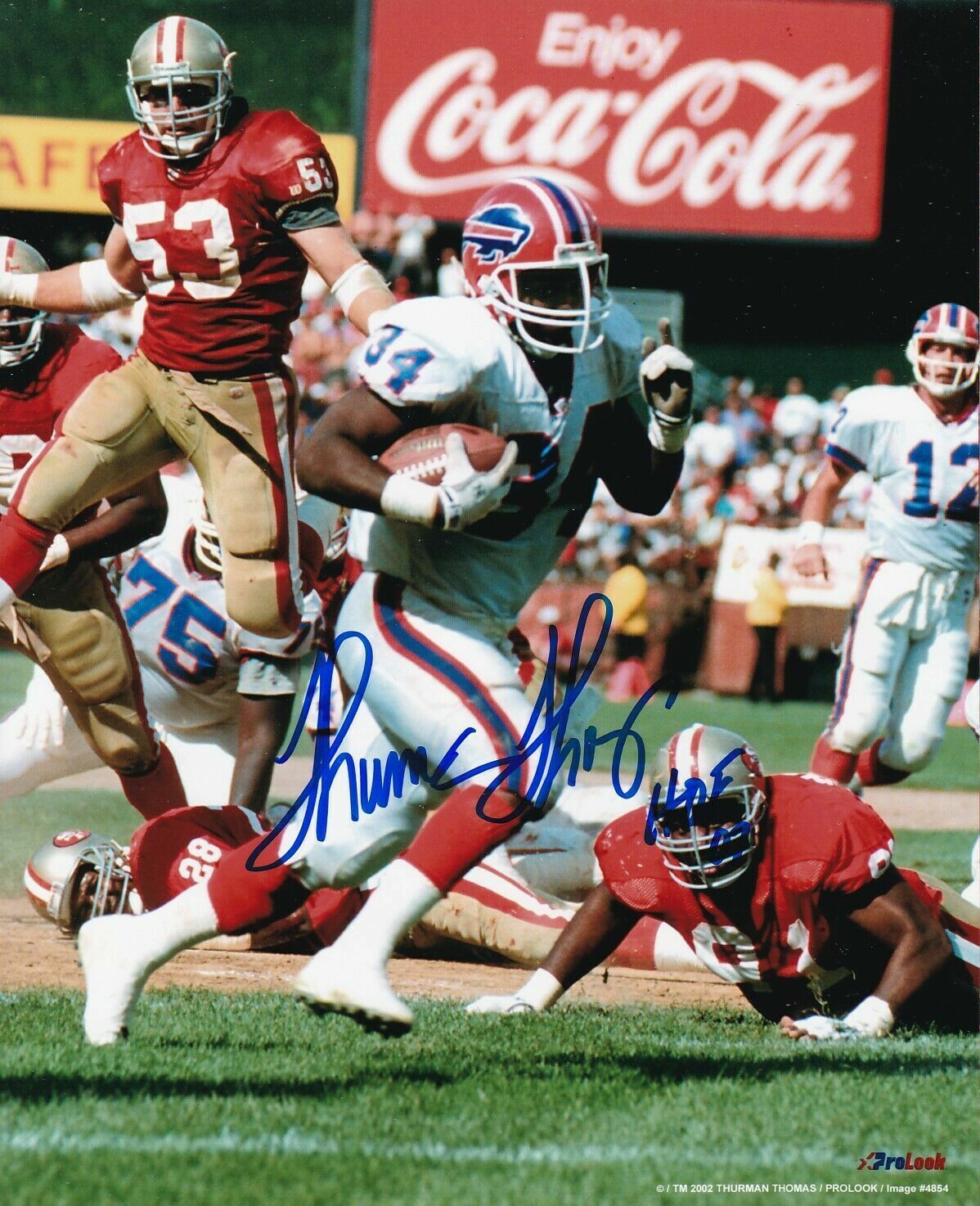 Thurman Thomas Autographed Signed 8x10 Photo Poster painting ( HOF Bills ) REPRINT