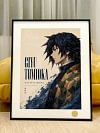 Water Hashira Giyu Tomioka Decorative Painting - Demon Slayer: Kimetsu No Yaiba - Xingkong Studio