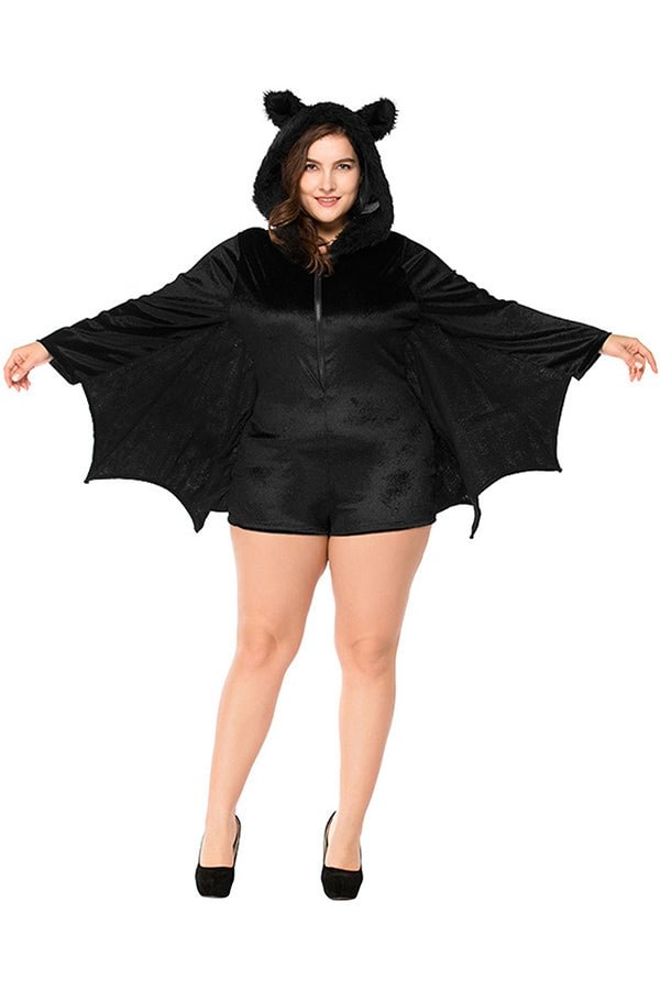 Halloween Plus Size Womens Bat Costume-elleschic