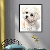 Maltese Dog-11CT Stamped Cross Stitch 40*50cm/15.75*19.69in tapestrymarket