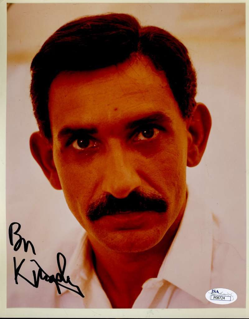 Ben Kingsley Jsa Signed 8x10 Photo Poster painting Authenticated Autograph