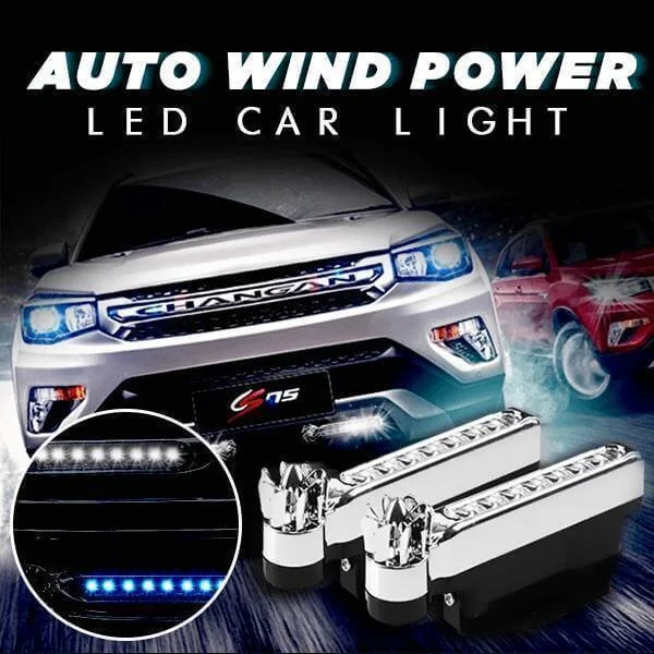 (Last Day Flash Sale-49% OFF)Automatic Wind Power LED Car Light