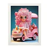Cartoon Little Girl Diamond Art Painting Kits with Frame 