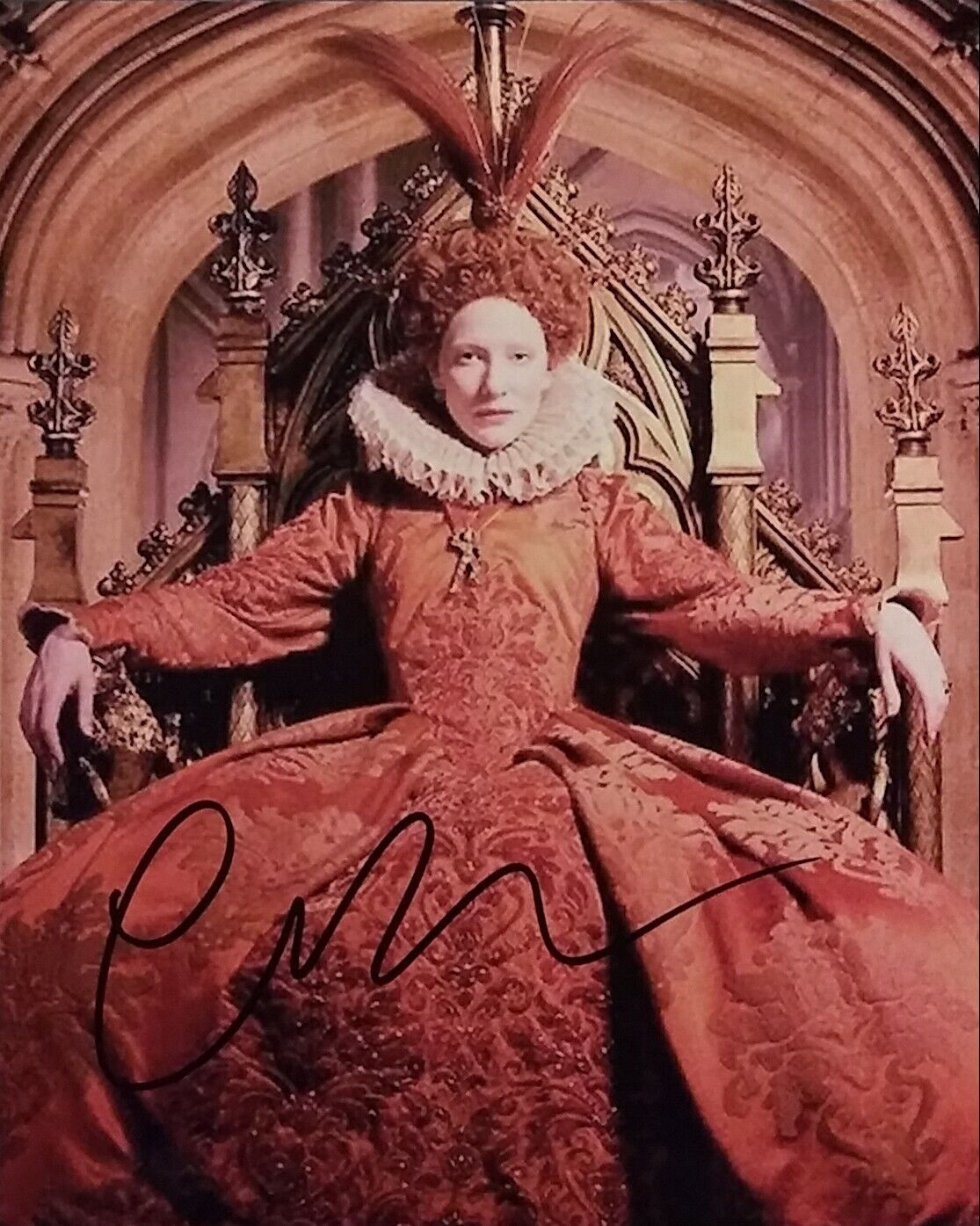 Cate Blanchett signed 8 x 10