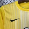 25/26 Kids Atletico Madrid Goalkeeper Yellow Soccer Jersey