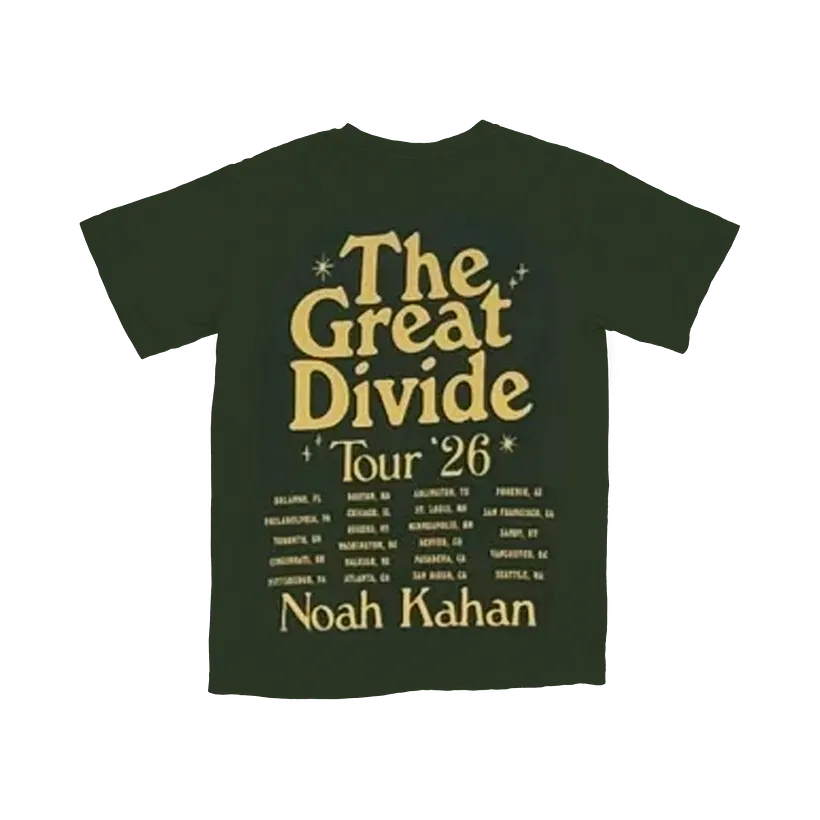 Noah Kahan The Great Divide Tour 2026 Orbiter T-Shirt | Graphic Tee