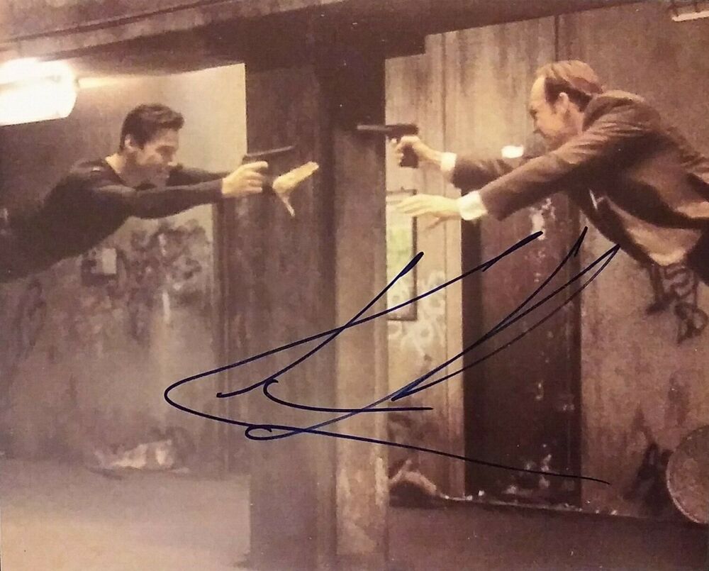 Keanu Reeves - Matrix -  signed 8x10