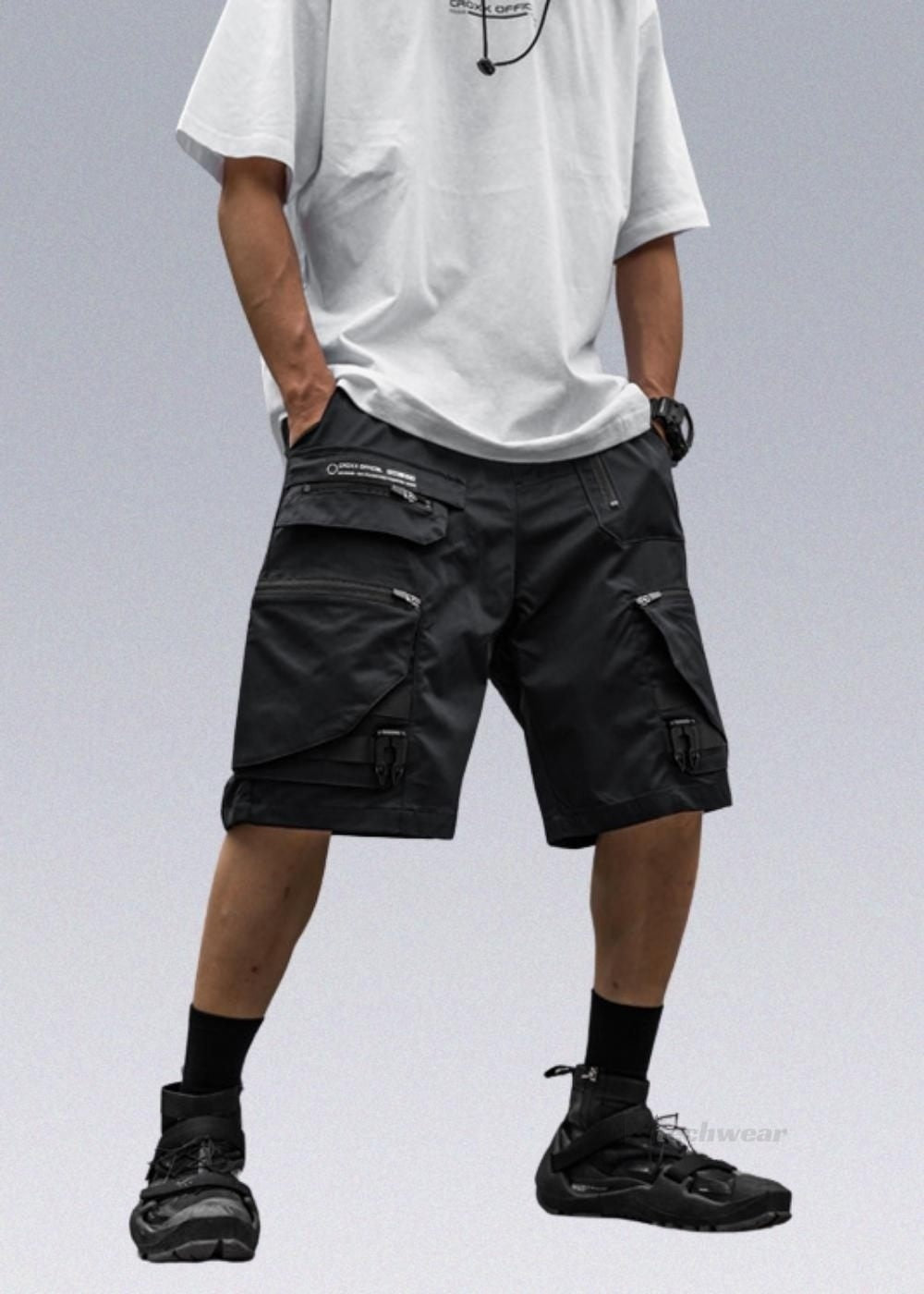 【新品・未使用】【タグ付き】 RESOLUTION TECH SHORTS Cargo Shorts Techwear | CYBER TECHWEAR®