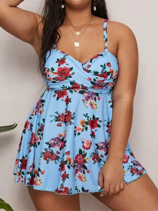 Women Long Sleeve V-neck Graphic Floral Printed Top