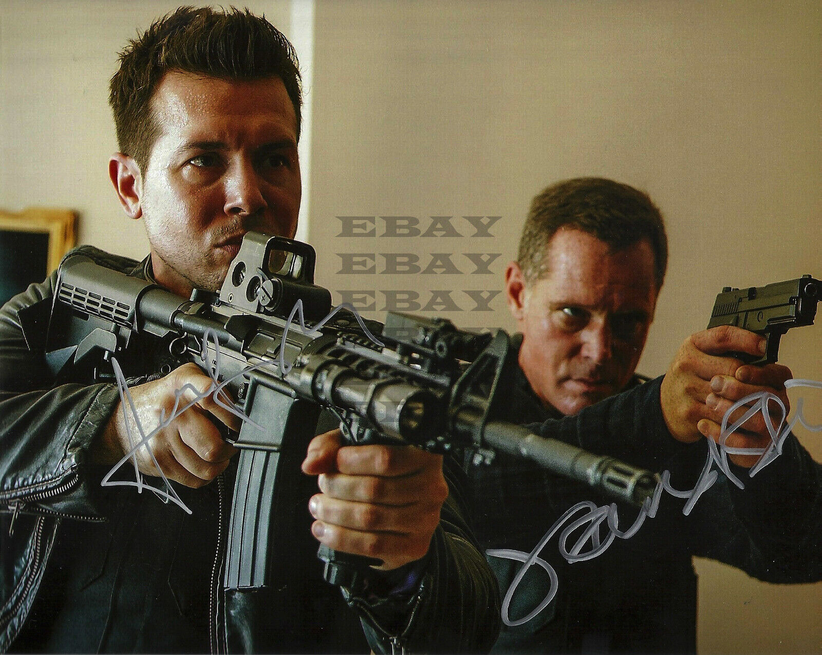 JON SEDA & JASON BEGHE CHICAGO PD Autographed Signed 8x10 Photo Poster painting Reprint