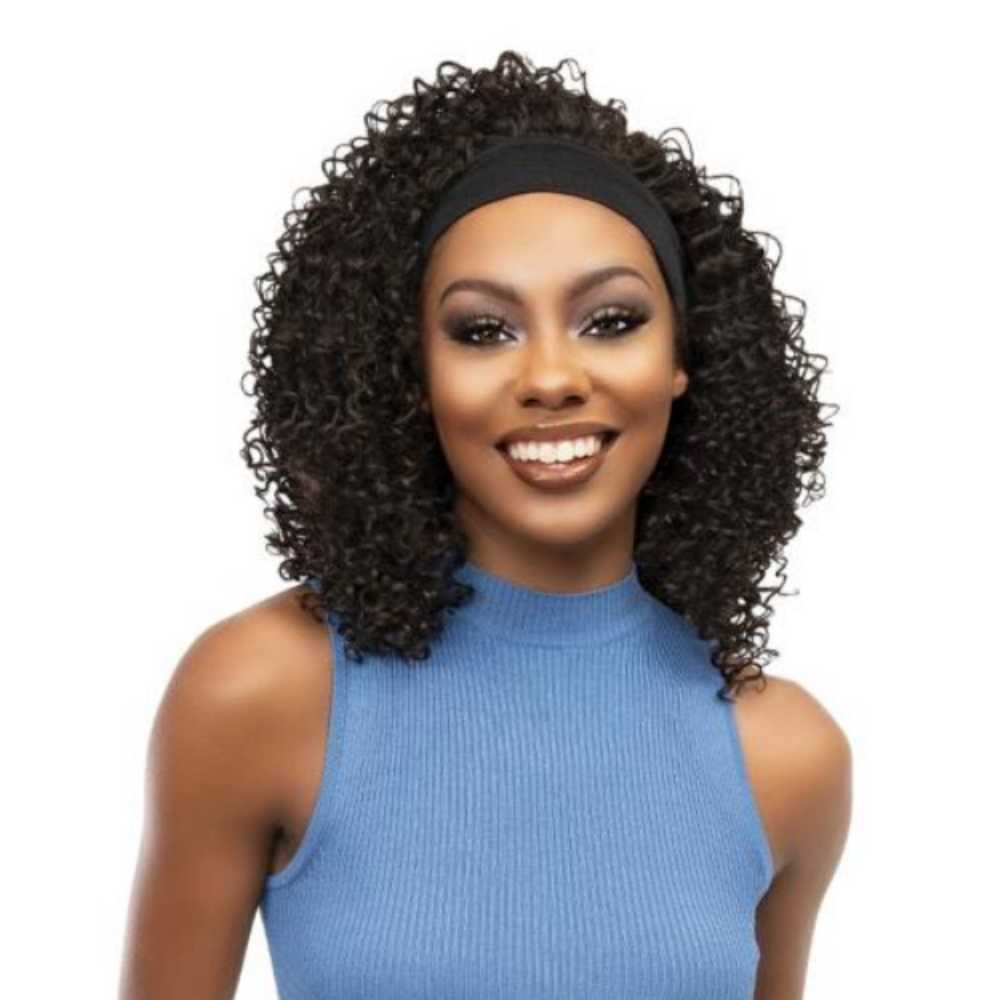 Janet Collection Crescent Band Premium Synthetic Wig - Faye