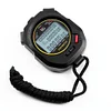 Digital Stopwatch Chronograph Sports Timer Stop Watch (Black/ 60 Tracks)