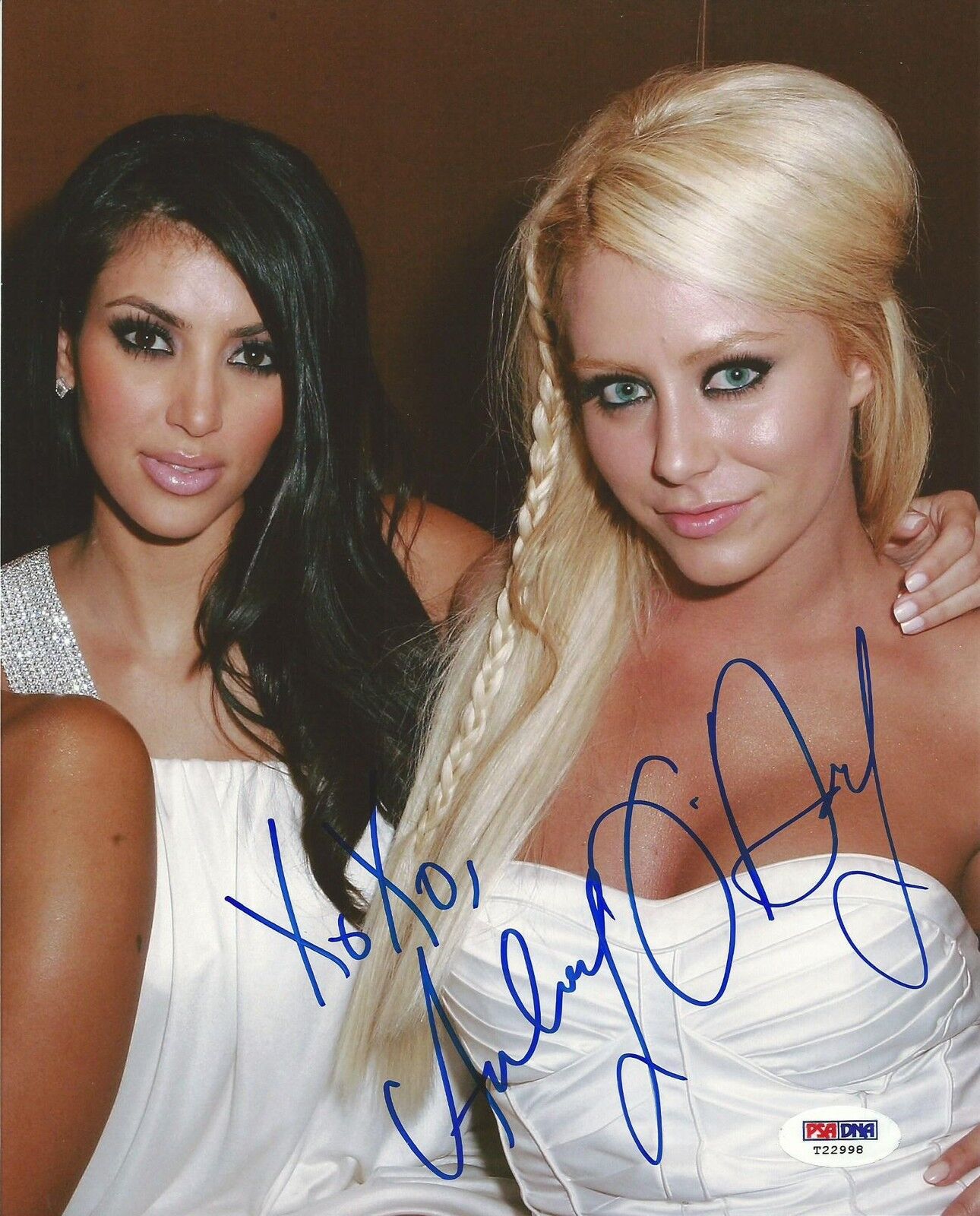 Aubrey O'Day Signed 8x10 Photo Poster painting PSA/DNA COA Autograph Picture w/ Kim Kardashian