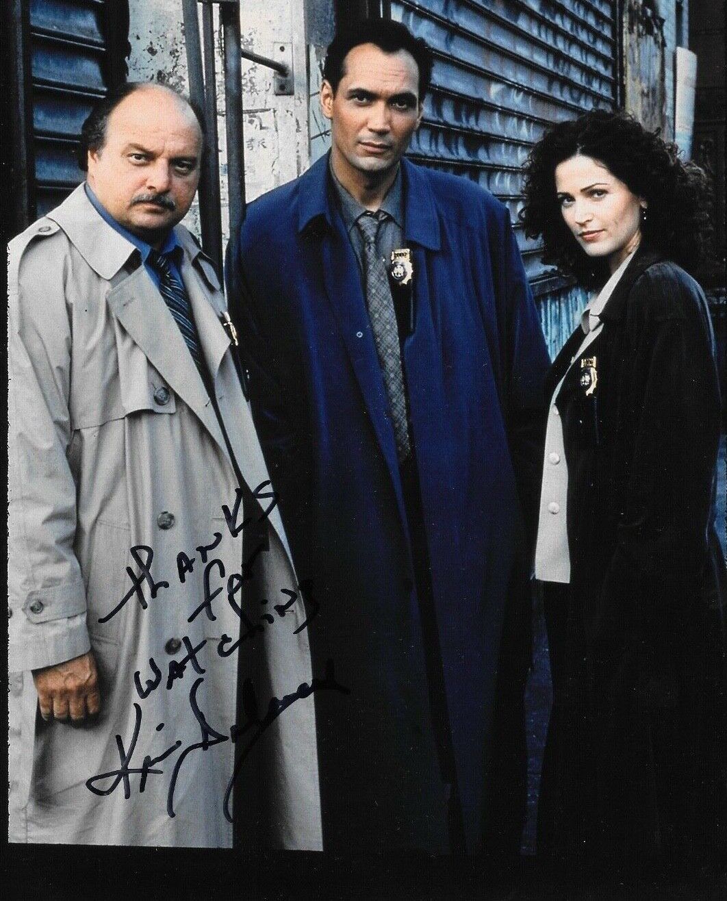 * KIM DELANEY * signed 8x10 Photo Poster painting * NYPD BLUE * COA * 2