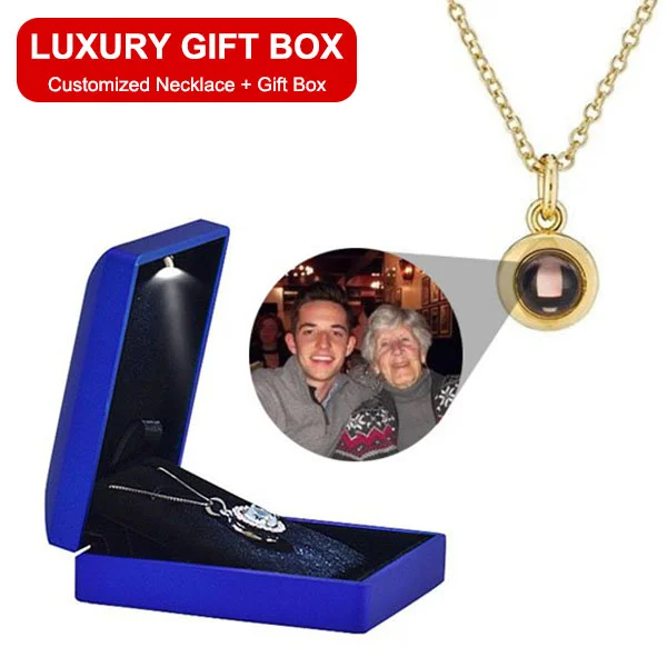 Polka dot Projection Necklace Gift