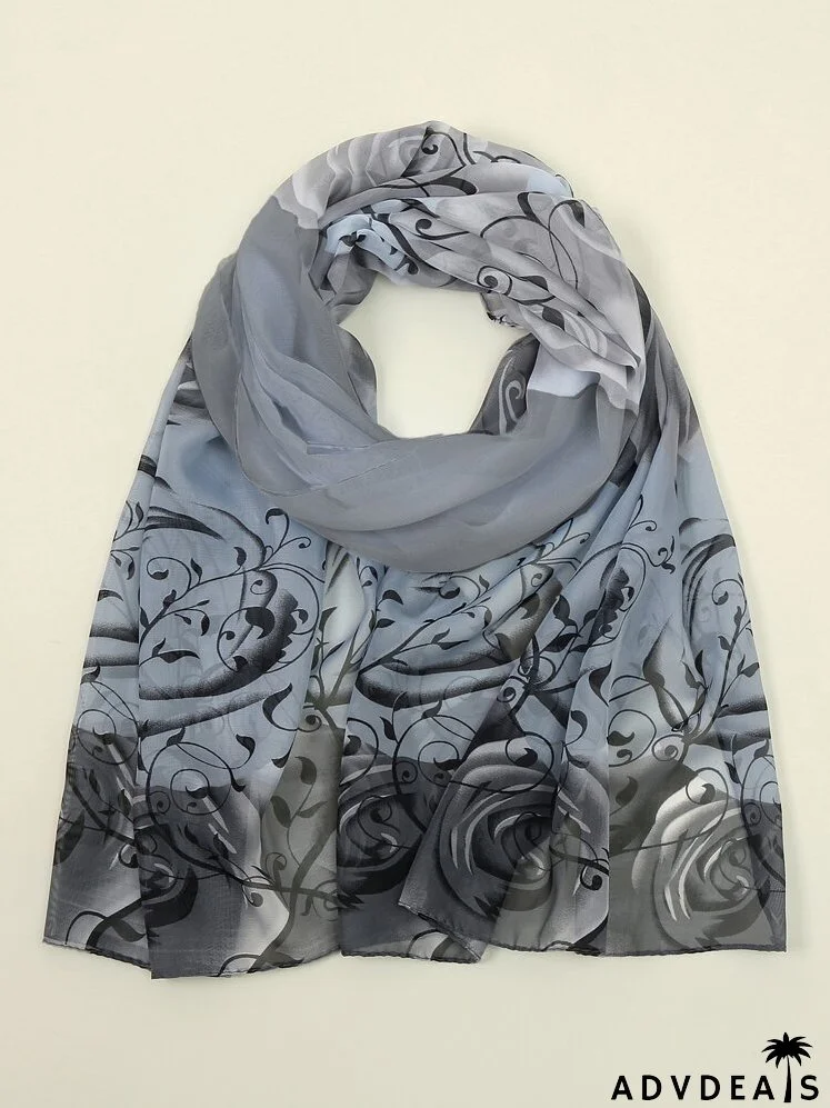 Scroll Print Scarf