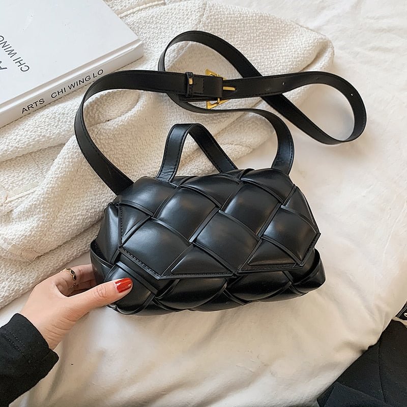 Woven Square Tote bag 2022 Fashion New High-quality PU Leather Women's Designer Handbag Luxury brand Shoulder Messenger Bag