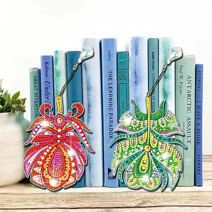 Diy Mandala Diamond Painting Bookmark Kit, Including 2pcs Handmade Diamond  Bookmarks, Perfect For Reading Accessories